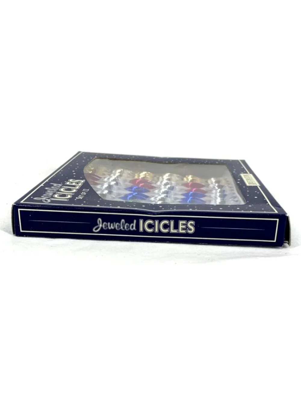 Restoration Hardware Jeweled Icicles Multicolor Set of 12 w/ Box Metal